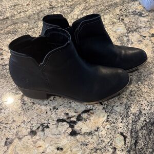 Black Ankle Boots Leather